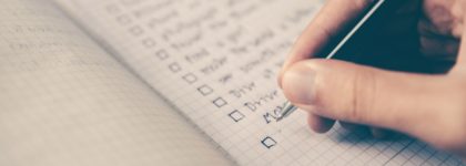Checklista för äktenskapsförord
